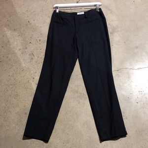 Helmut Lang Navy Tech Pintuck Tapered Trousers